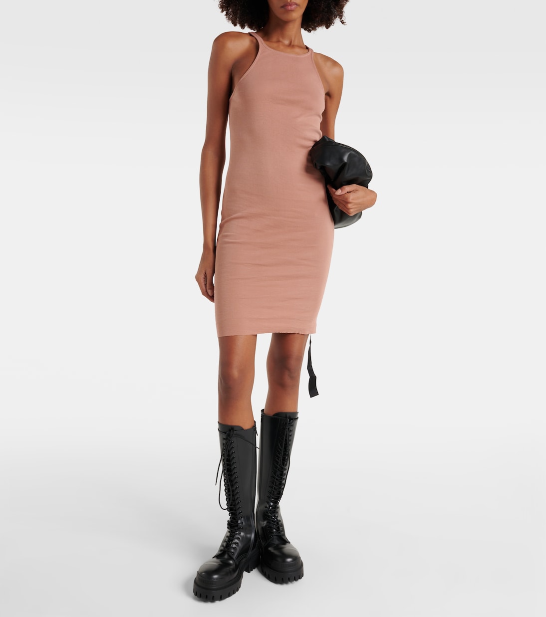 Vestido corto de algodón | Rick Owens