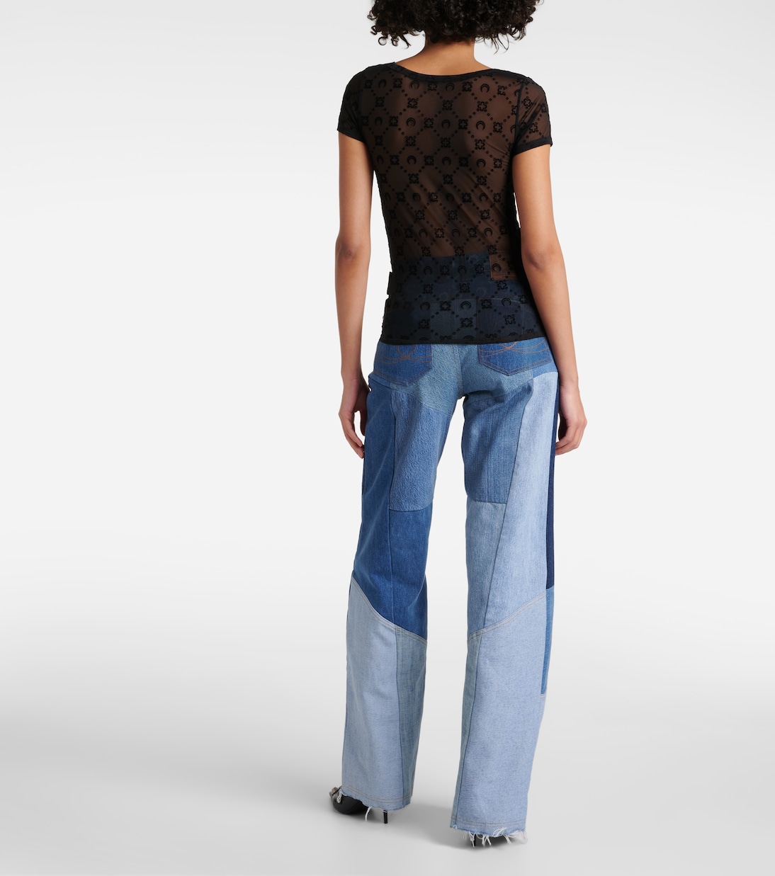 Top Moonogram aus Mesh | Marine Serre