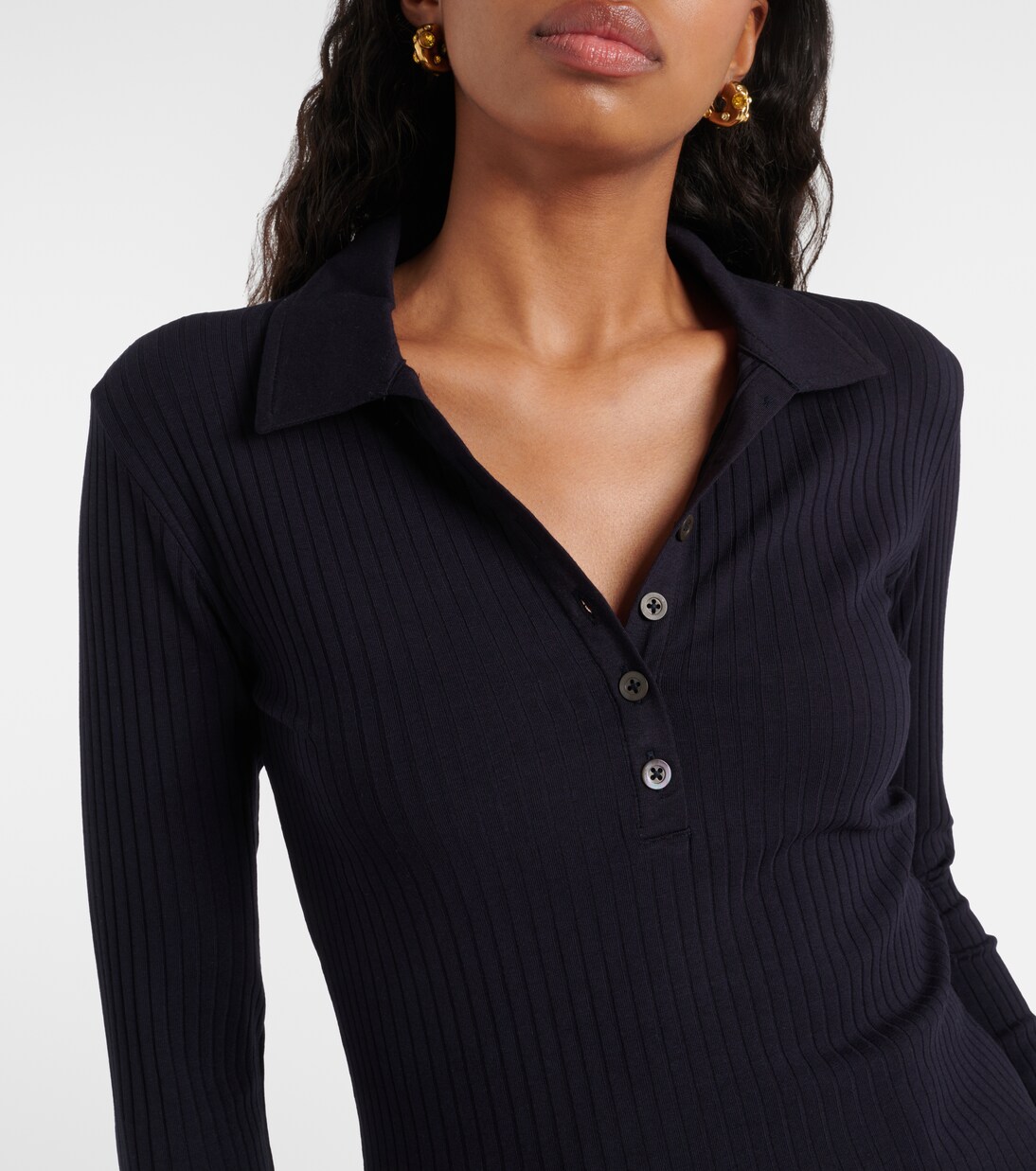 Horst cotton-blend polo shirt | Dries Van Noten
