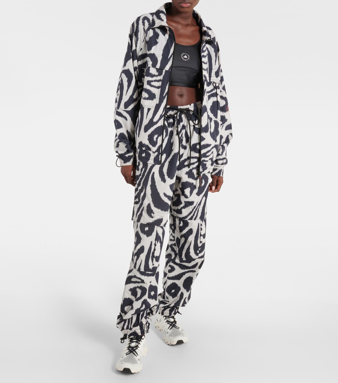 TrueCasuals printed jacket  | Adidas by Stella McCartney