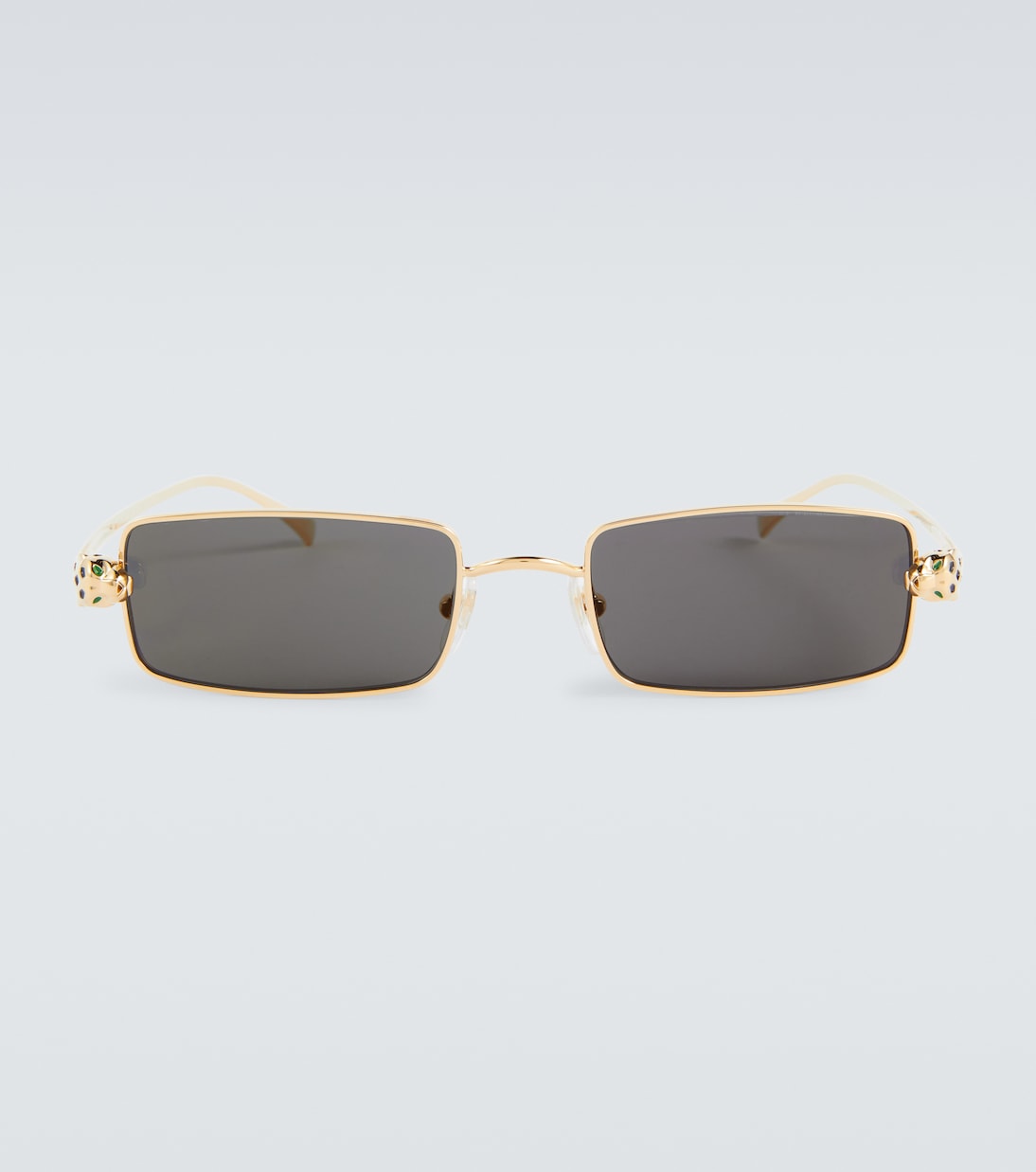 Embellished rectangular sunglasses | Cartier Eyewear Collection