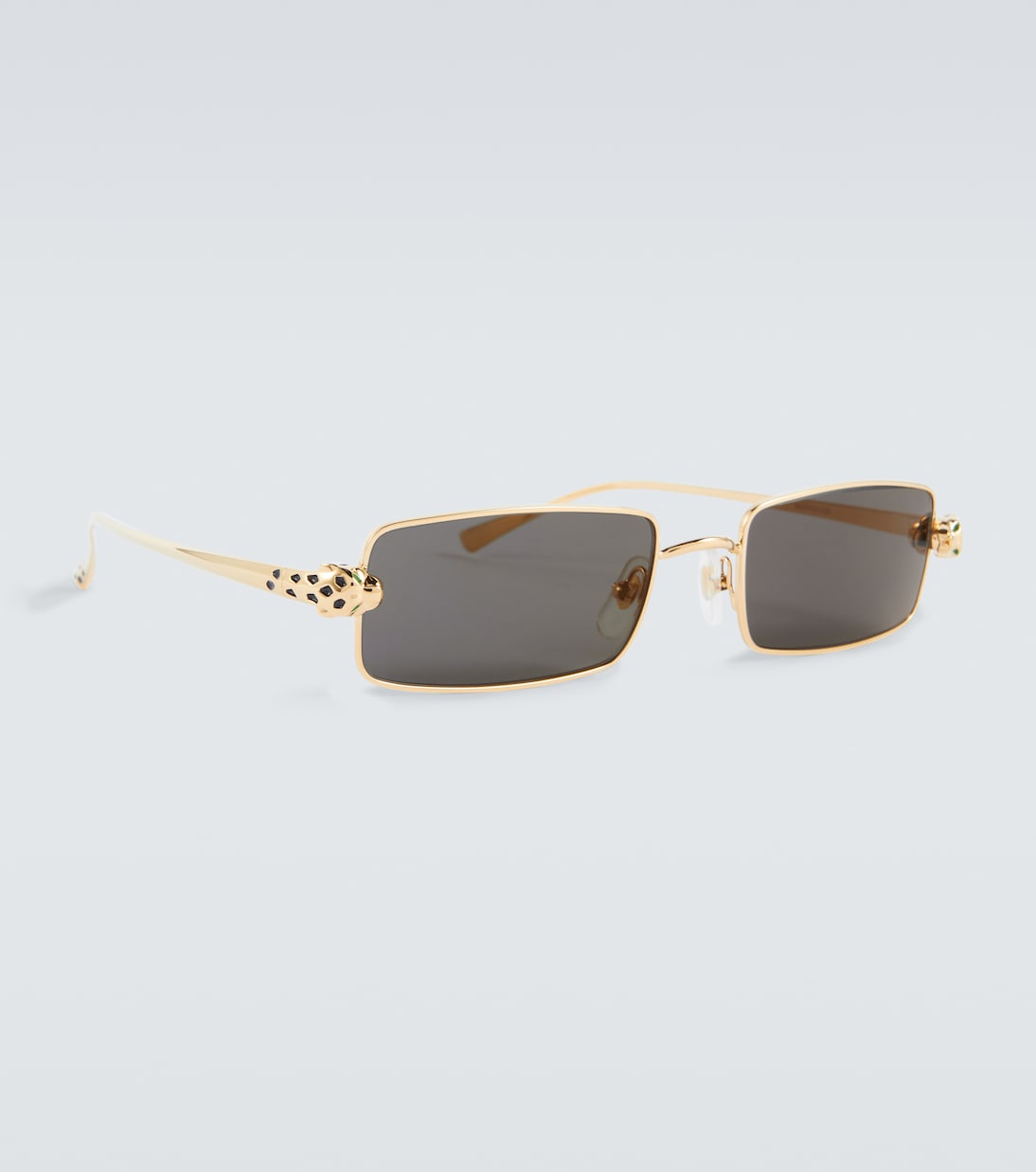 Embellished rectangular sunglasses | Cartier Eyewear Collection