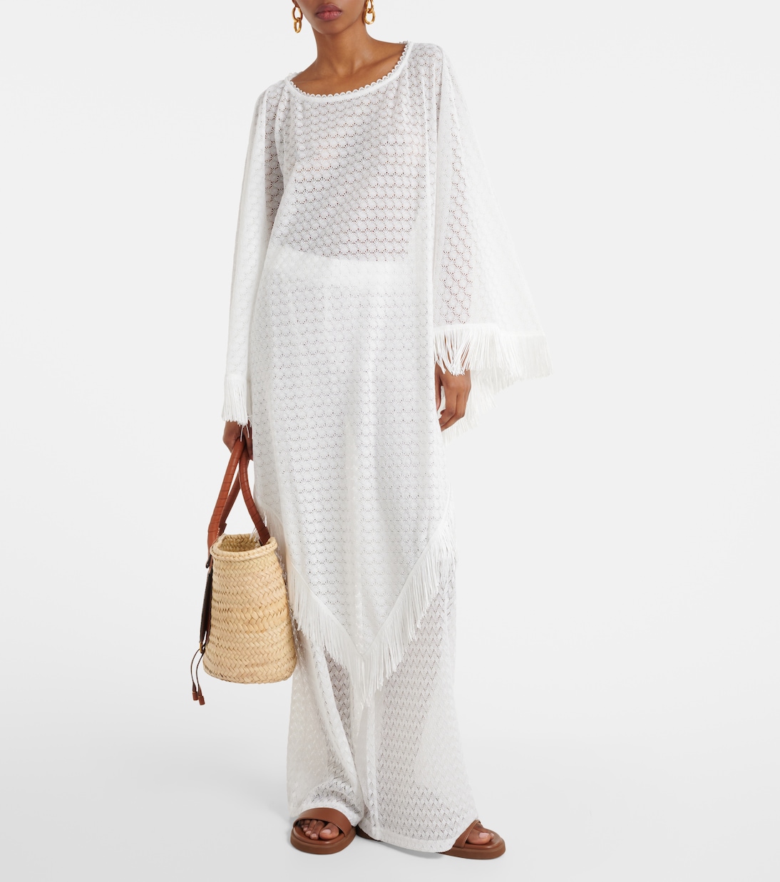 Sienna open-knit wide-leg pants | Melissa Odabash
