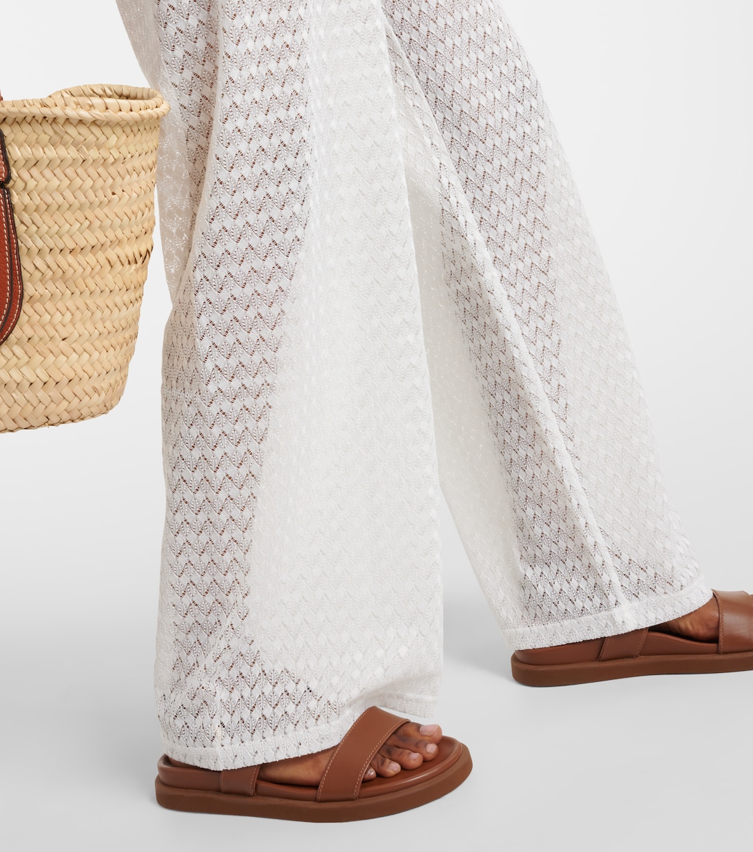 Sienna open-knit wide-leg pants | Melissa Odabash