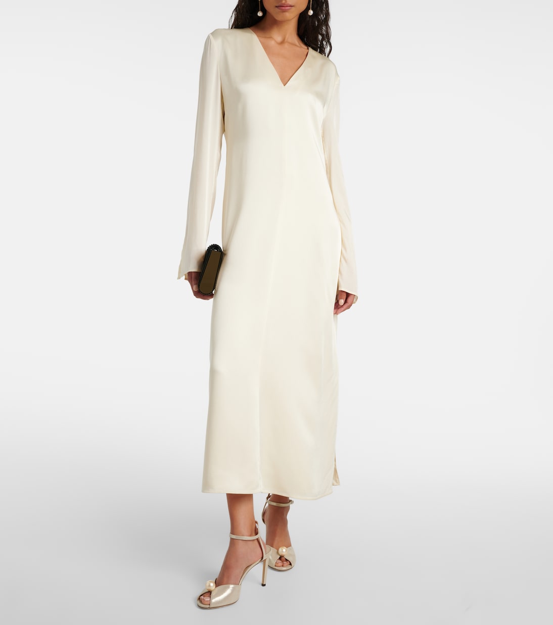 Sandali Sacora 85 in pelle con perle bijoux | Jimmy Choo
