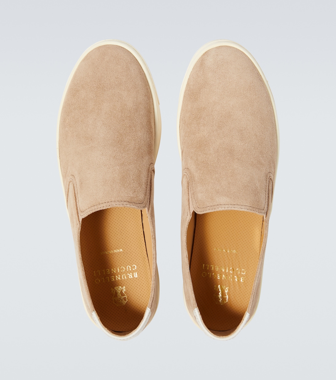 Zapatillas slip-on de ante | Brunello Cucinelli