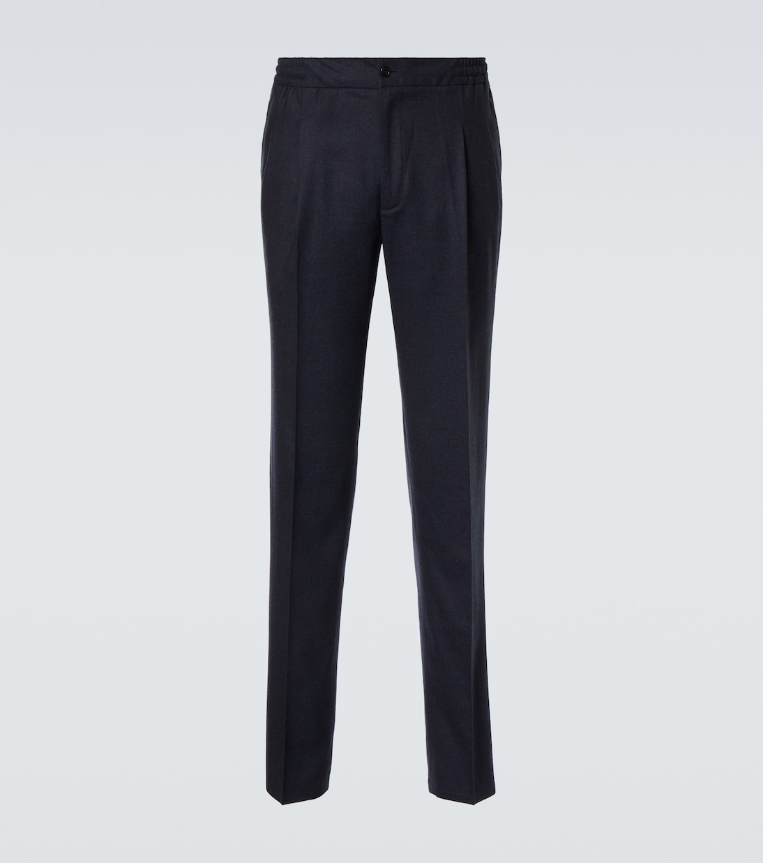 Virgin wool slim pants | Rubinacci