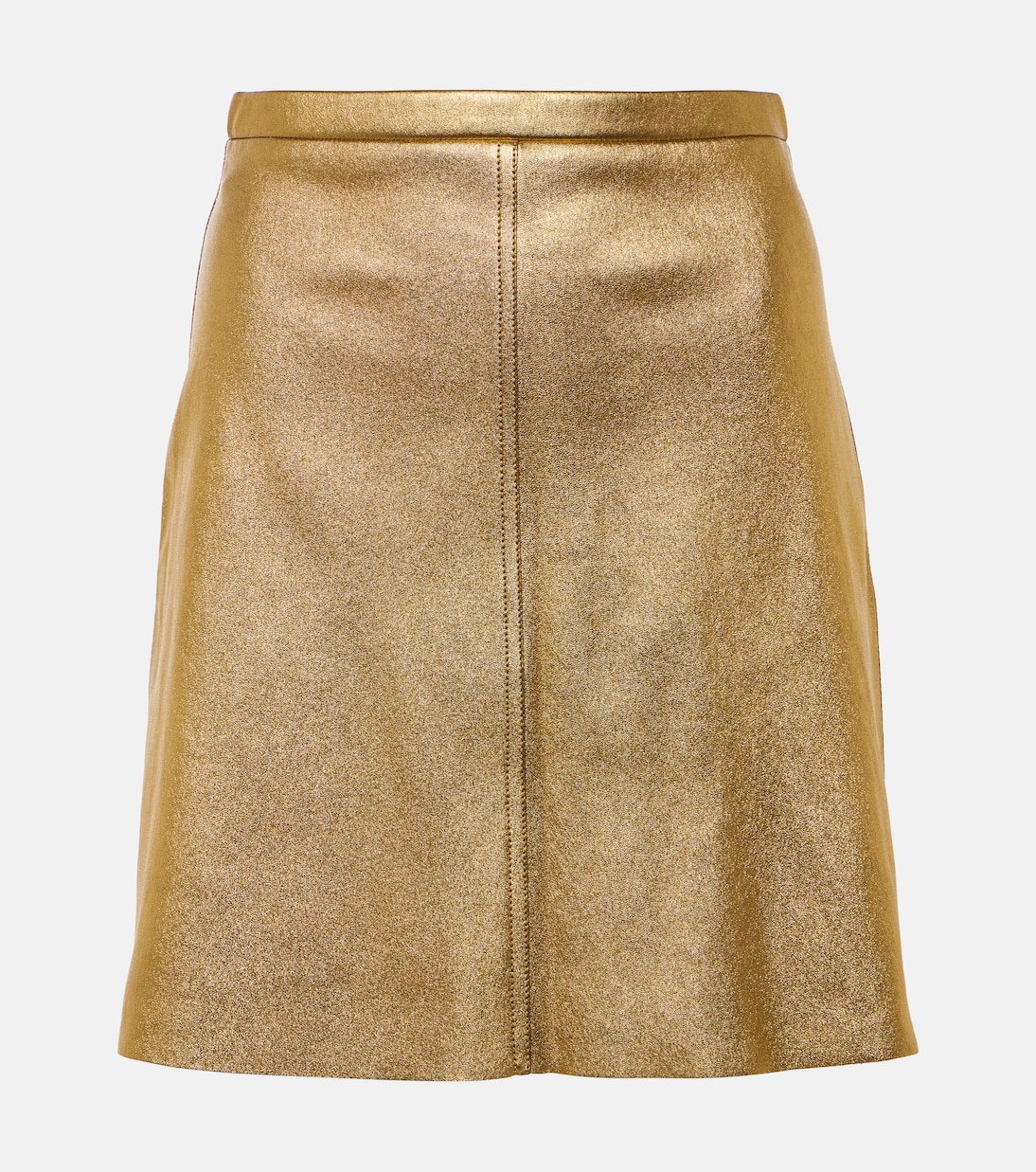 Mini-jupe Lucie 22 en cuir métallisé | Stouls