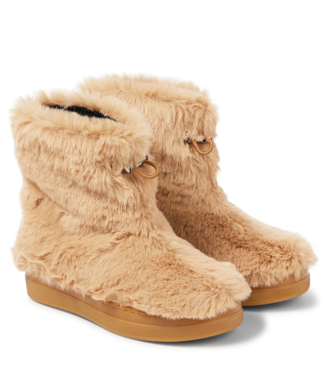 Faux fur ankle boots | Il Gufo