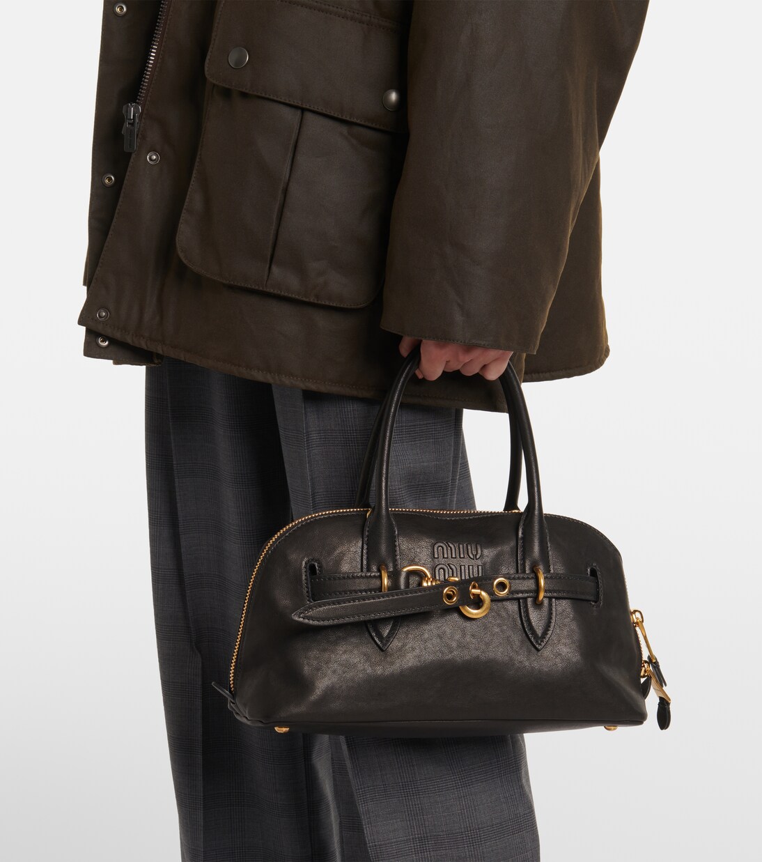 Borsa Aventure in pelle | Miu Miu