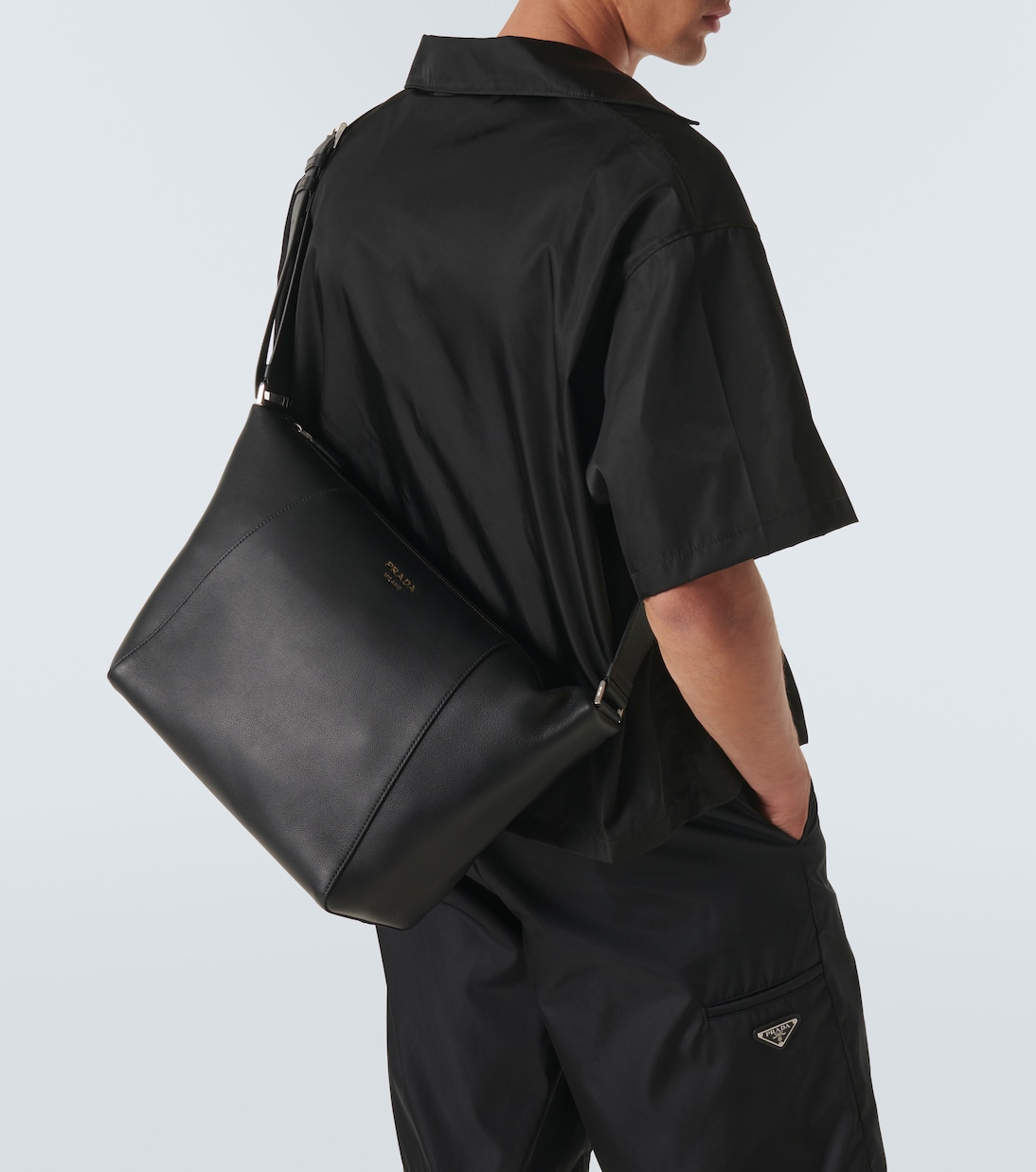 Messenger Bag aus Leder | Prada