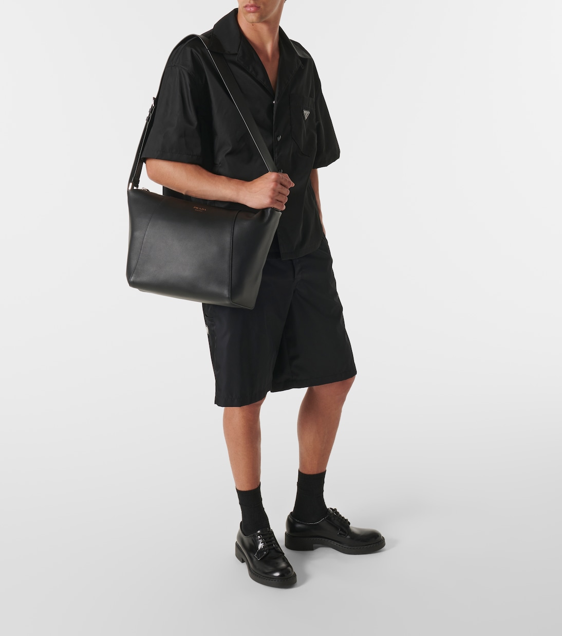 Messenger Bag aus Leder | Prada