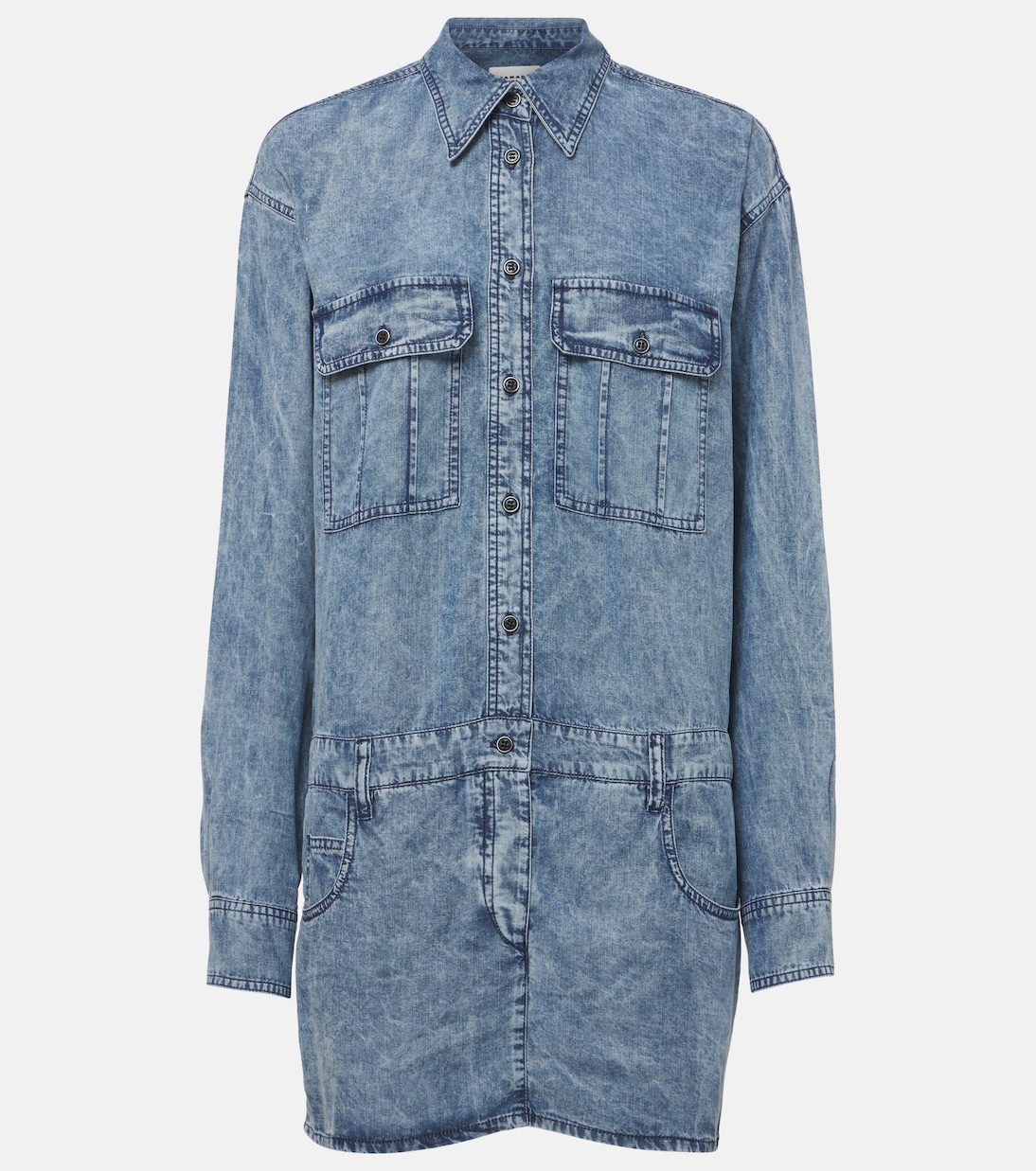 Robe chemise Palvina en jean | Marant Etoile