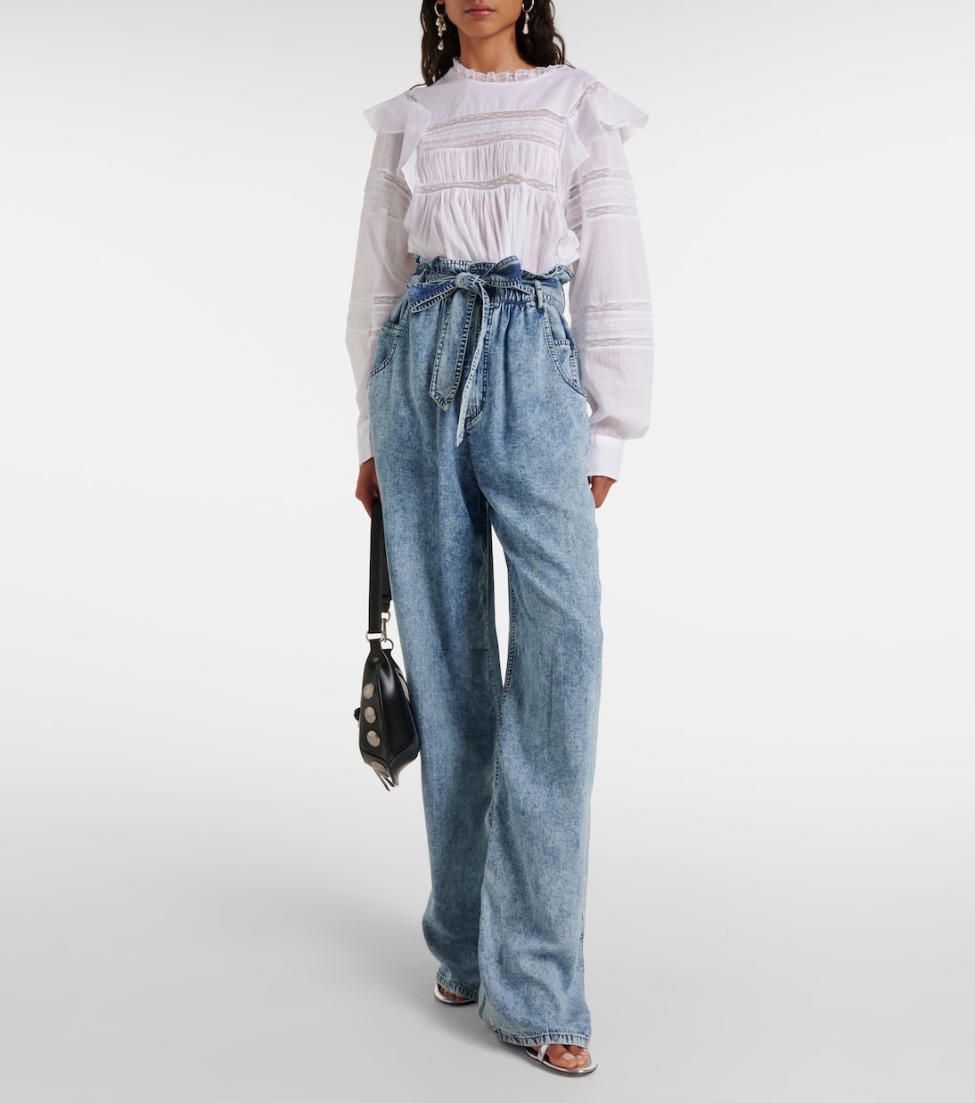 High-Rise Wide-Leg Jeans Priana | Marant Etoile