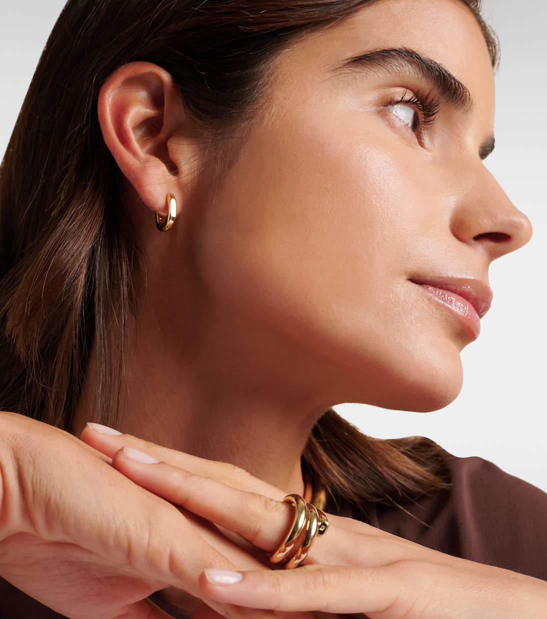 Boucles d'oreilles City Link en plaqué or | Jennifer Fisher