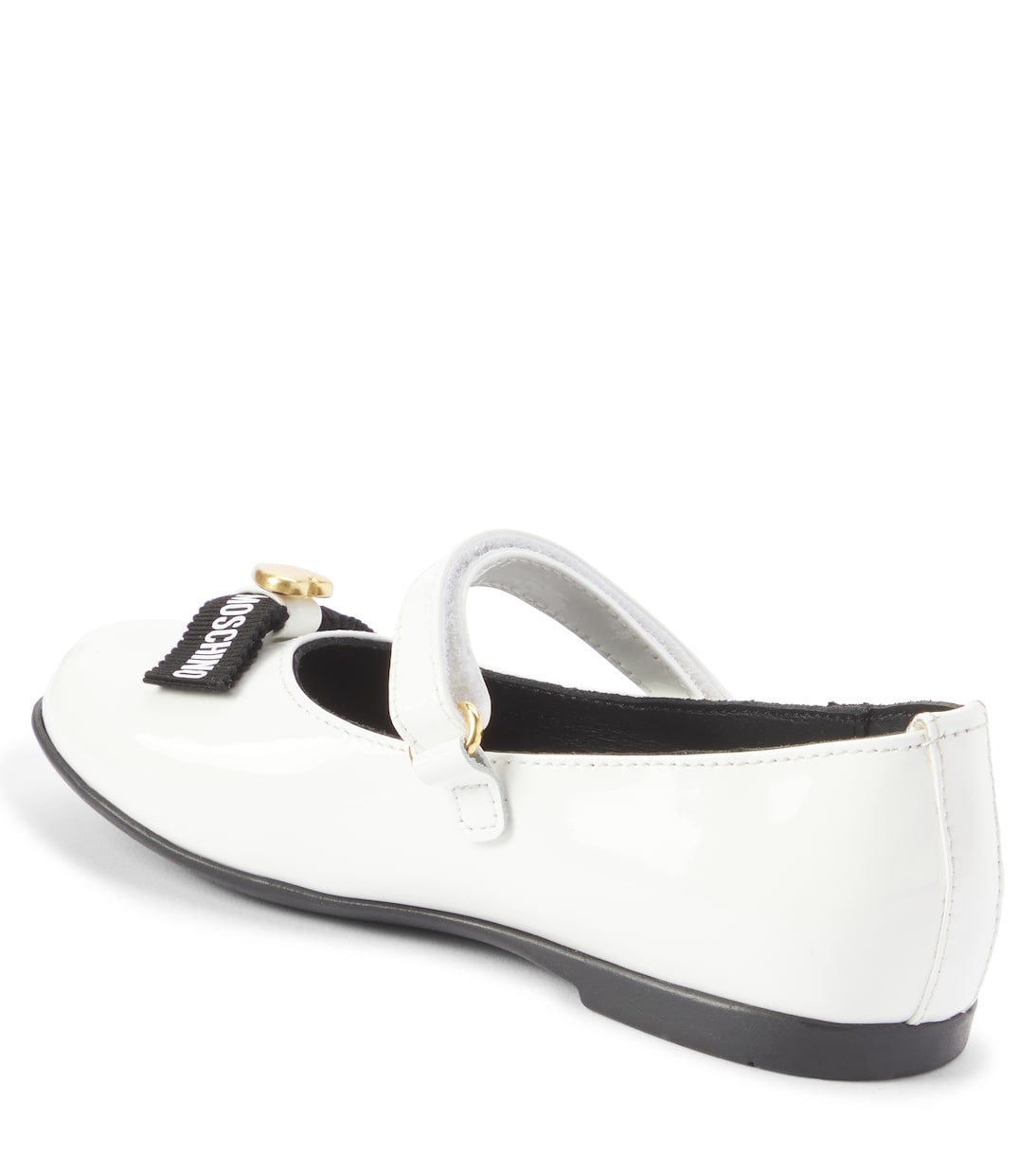 Ballerines en cuir verni | Moschino Kids