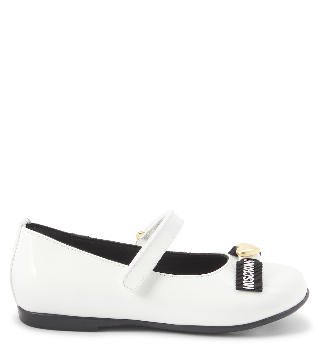 Ballerines en cuir verni | Moschino Kids