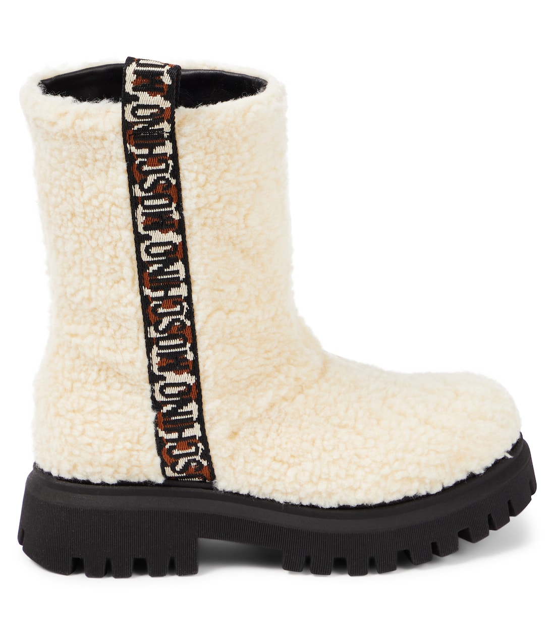 Stivali in teddy con logo | Moschino Kids