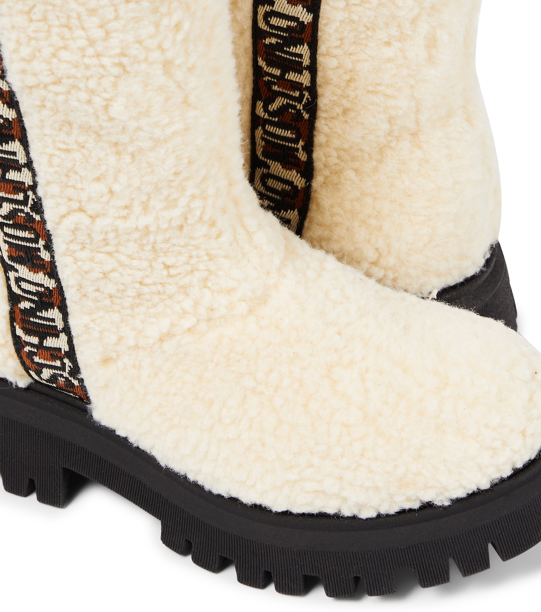 Stivali in teddy con logo | Moschino Kids