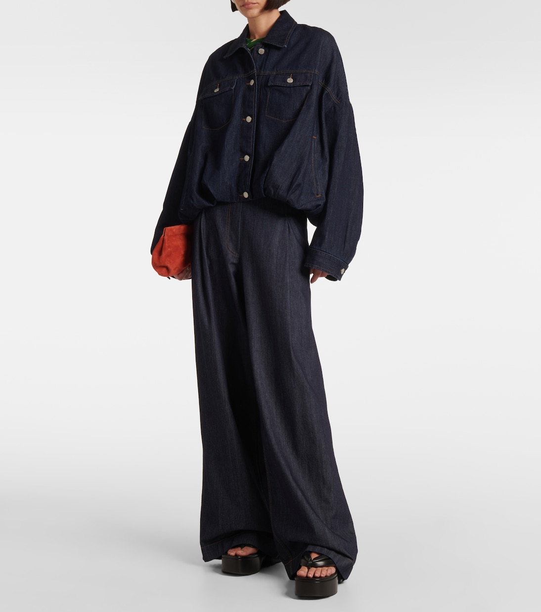 Veste oversize en jean | Dries Van Noten