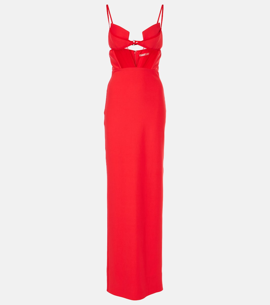 Maxikleid aus Crêpe | Nensi Dojaka