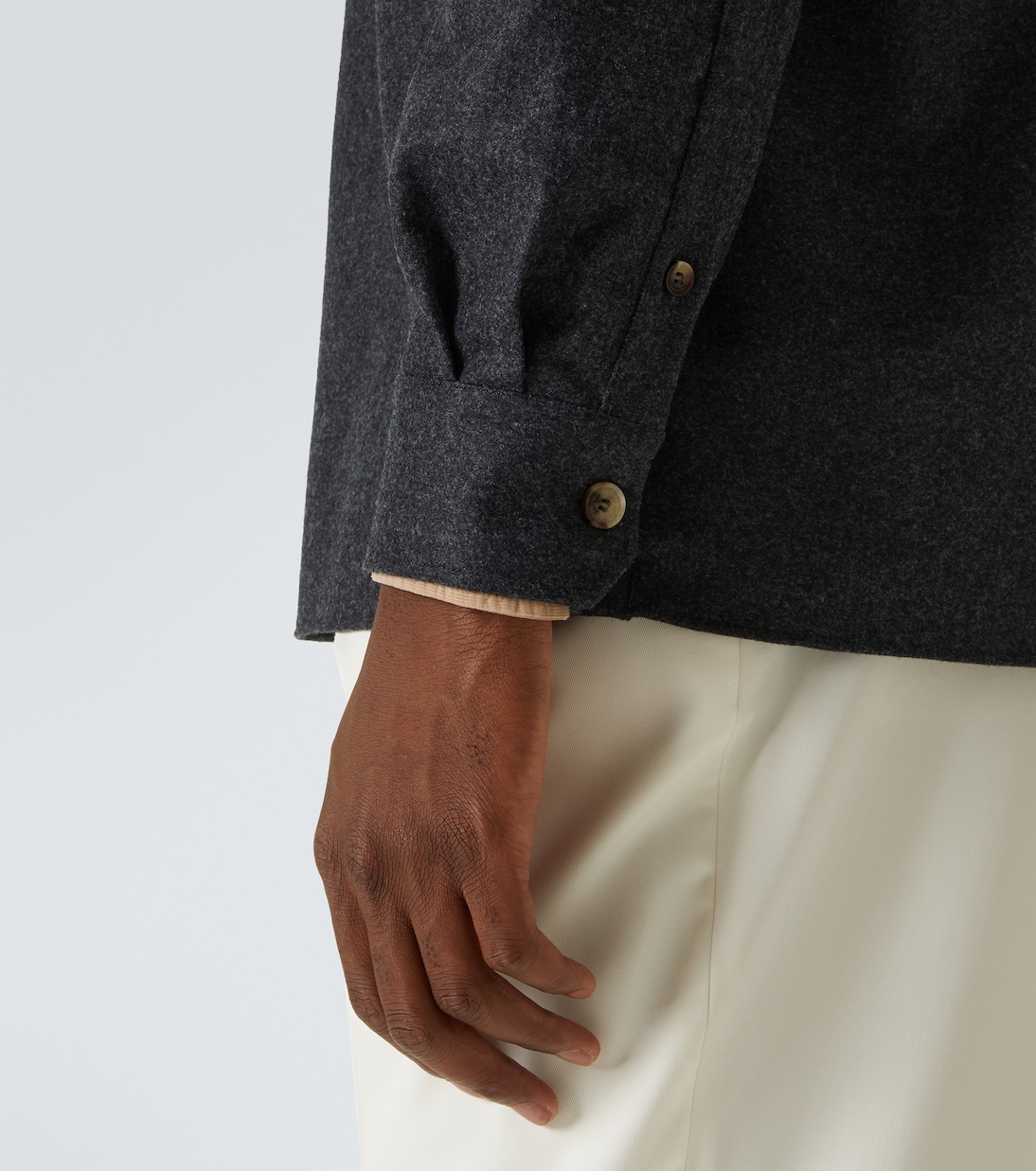 Camicia in lana vergine | Brunello Cucinelli