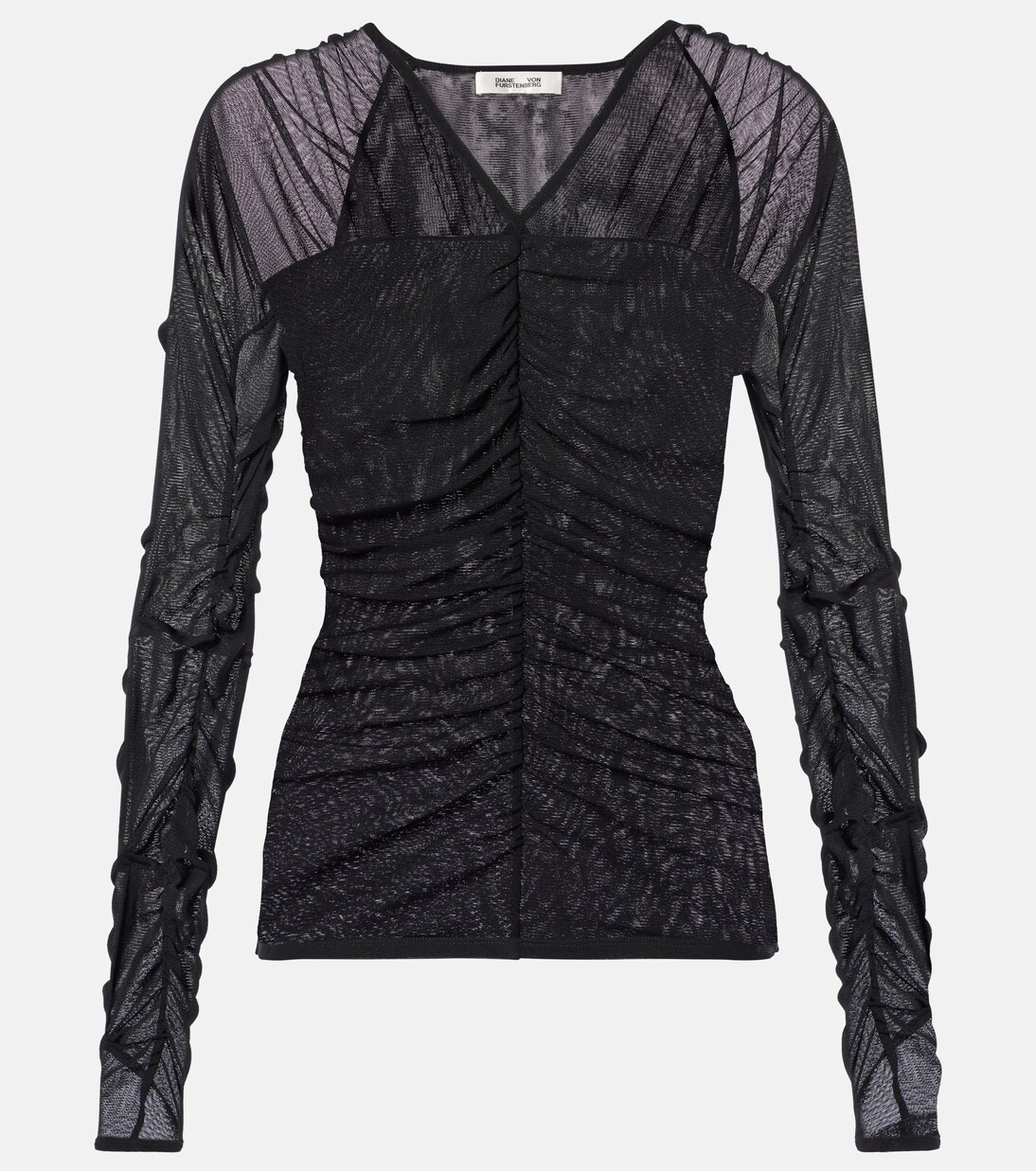 Top Eli aus Mesh | Diane von Furstenberg