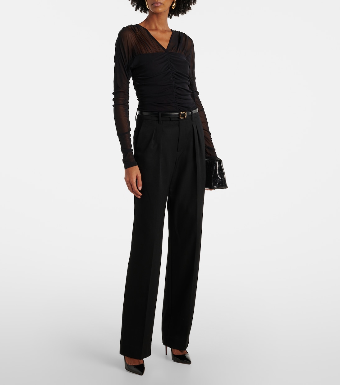 Top Eli aus Mesh | Diane von Furstenberg