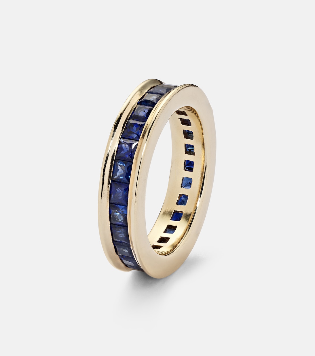 Bague Ivy Eternity en or 18 ct et saphirs | Octavia Elizabeth