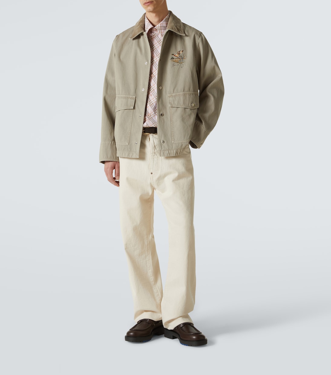 Camicia bowling Burberry Check in cotone | Burberry