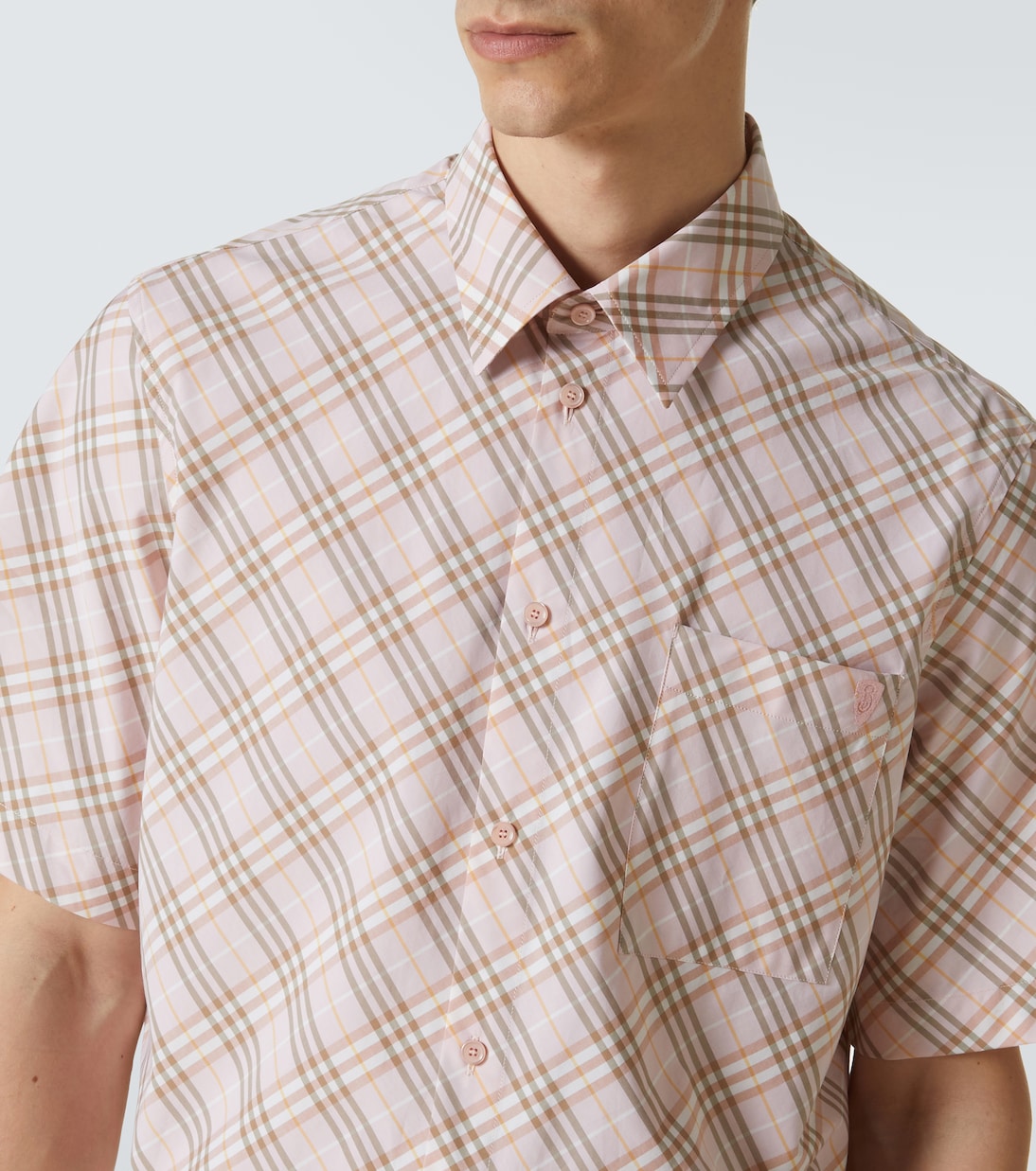 Camicia bowling Burberry Check in cotone | Burberry