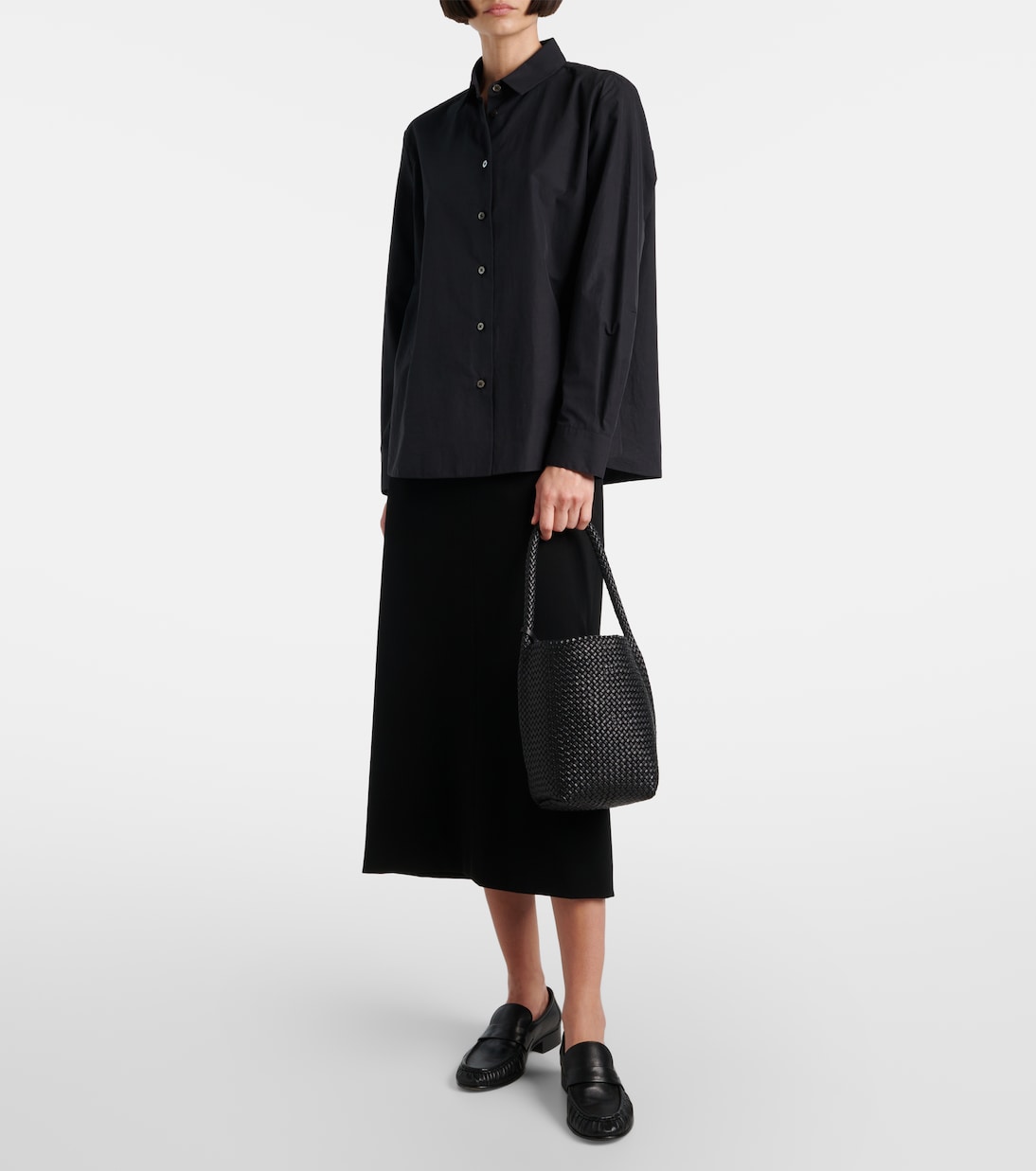 Cabas N/S Park Medium en cuir | The Row