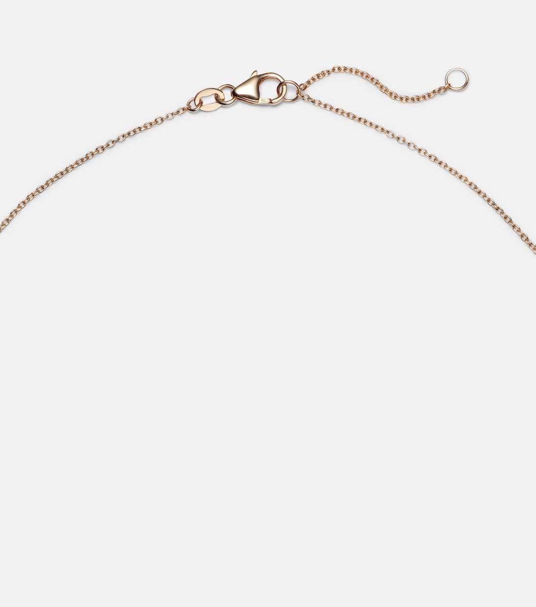 Collana BUCHERER in oro rosa 18 carati con morganite e diamanti, perfetta per un tocco di eleganza giovane e moderna.