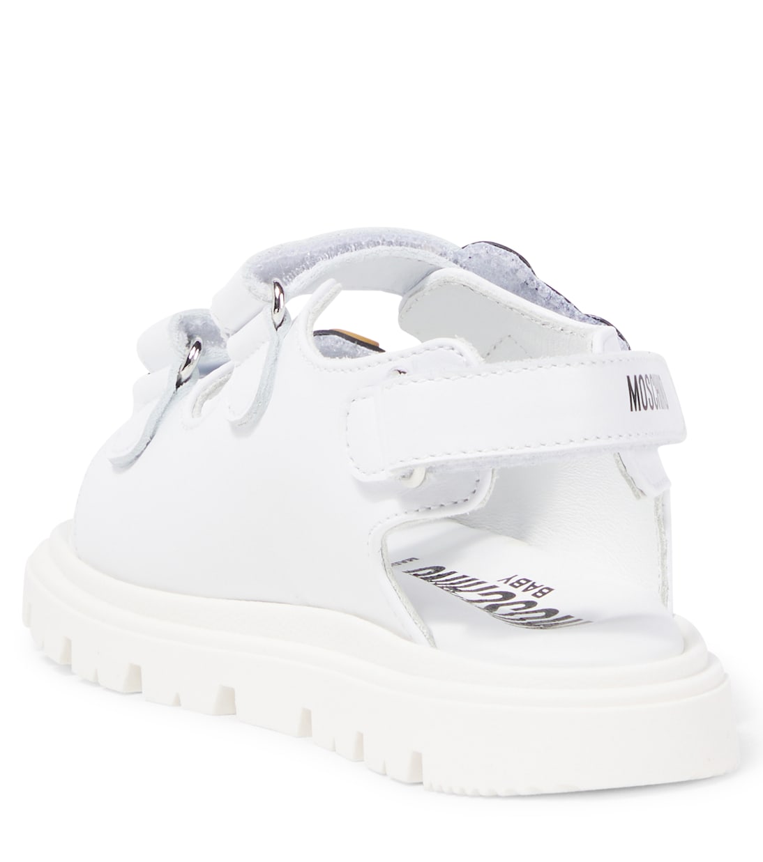 Sandalias Teddy Bear de piel | Moschino Kids