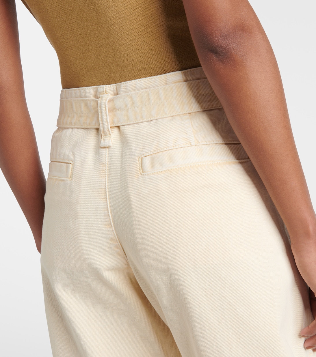 Belted barrel-leg jeans | Lemaire