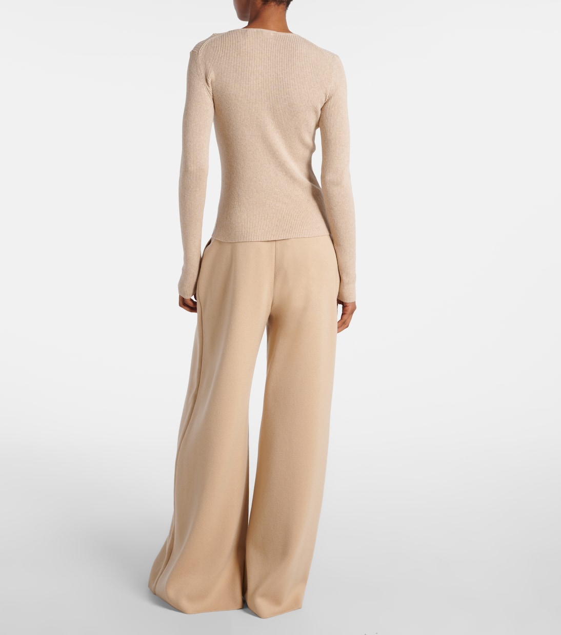 Top con bottoni Macaw in cashmere | Staud