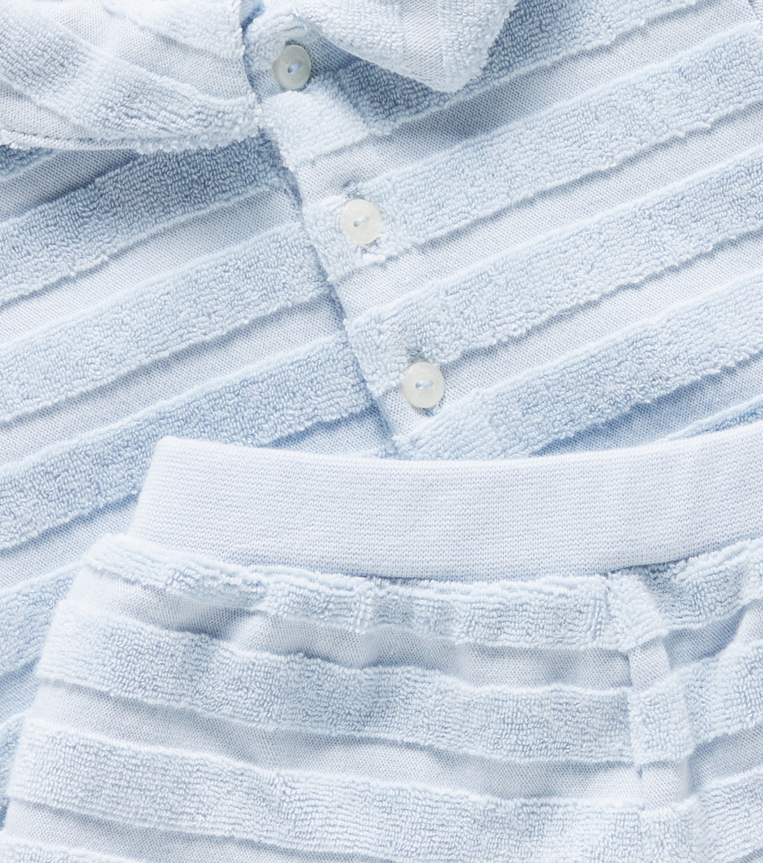 Bébé – Set polo et short en coton | Tartine et Chocolat