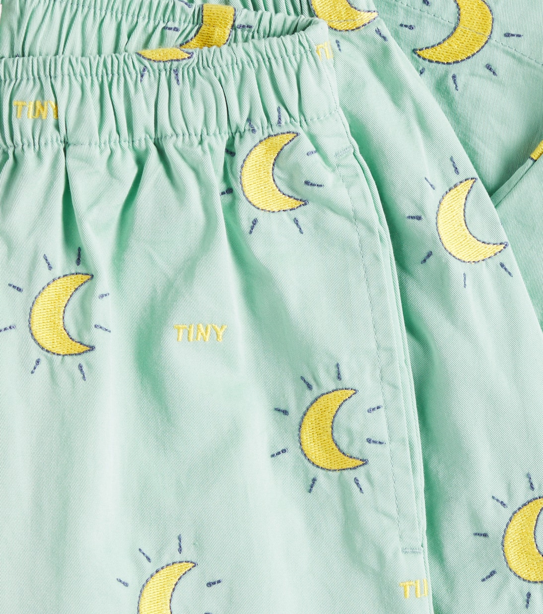 Pantalon ample Midnight Sun en coton | Tinycottons