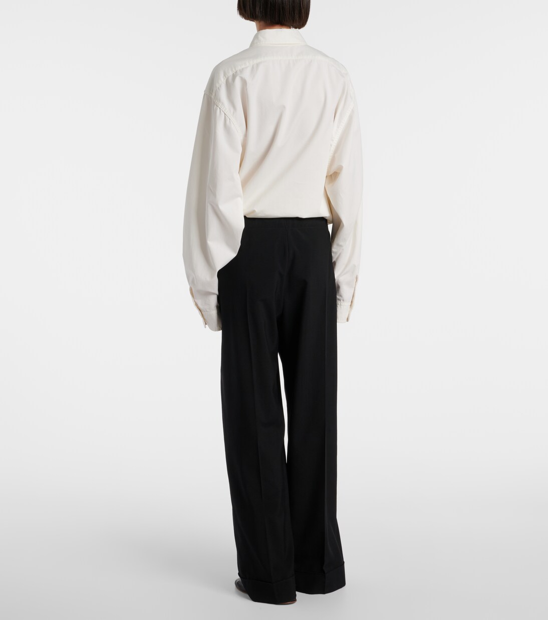 Yaji wool straight pants | The Row