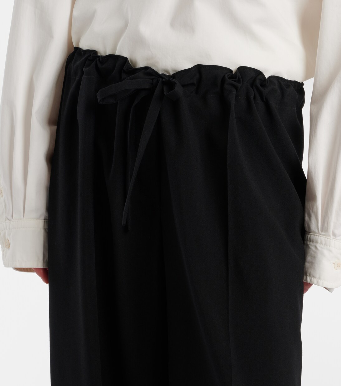 Yaji wool straight pants | The Row