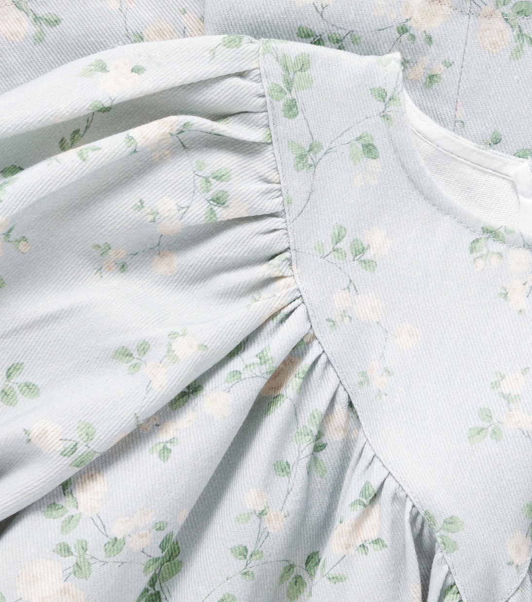 Bedrucktes Kleid aus Baumwoll-Chambray | Petite Amalie  