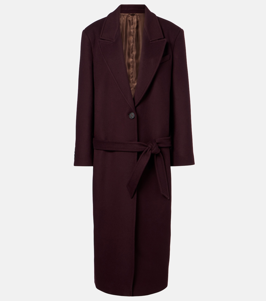 Cappotto in twill di misto lana | The Attico