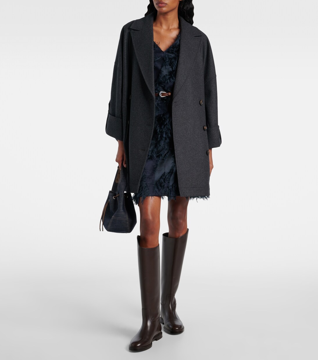 Oversized wool jacket | Brunello Cucinelli