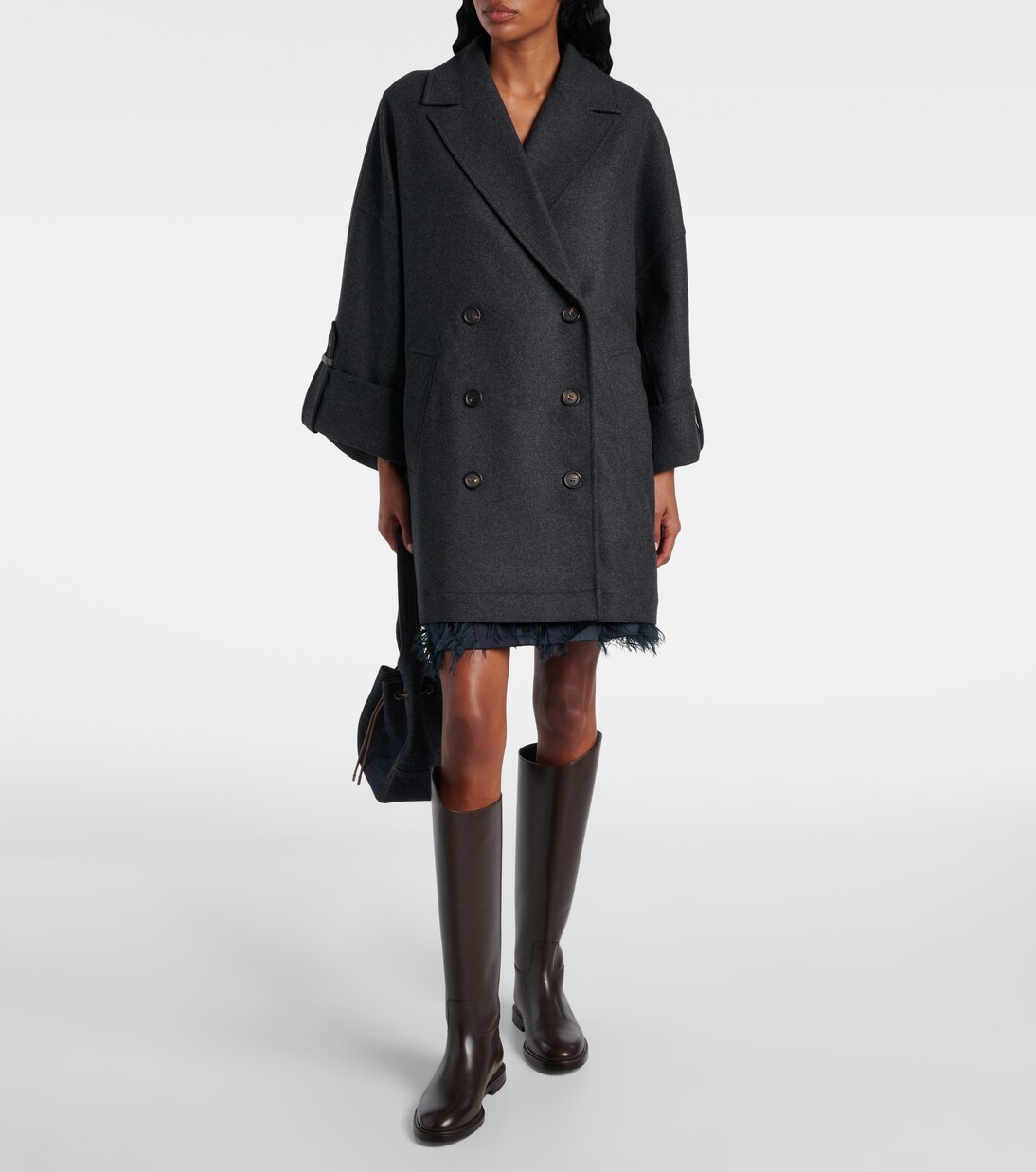 Oversized wool jacket | Brunello Cucinelli