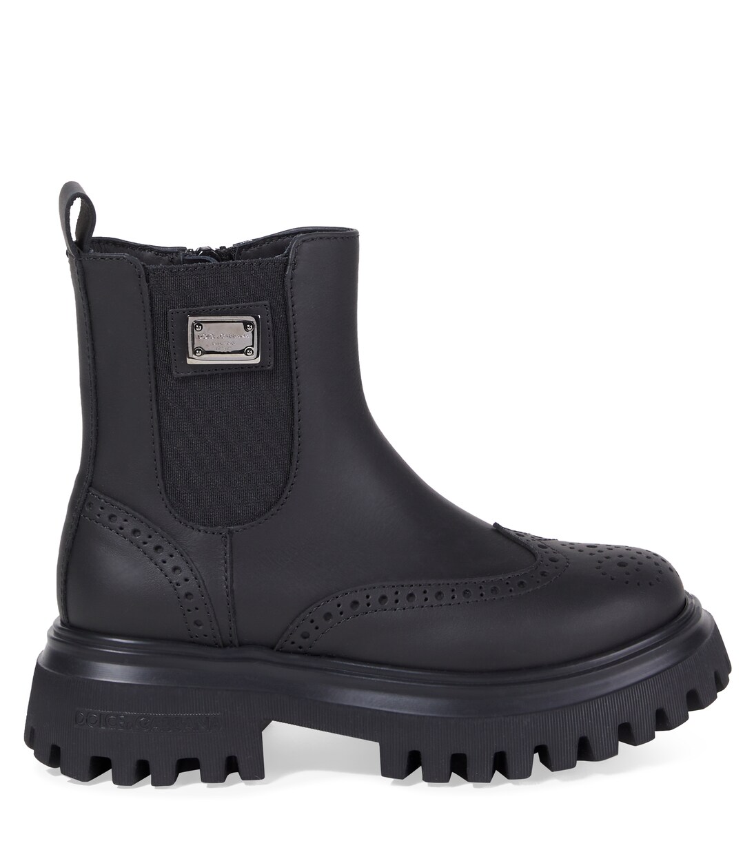 Leather ankle boots | Dolce&Gabbana Kids