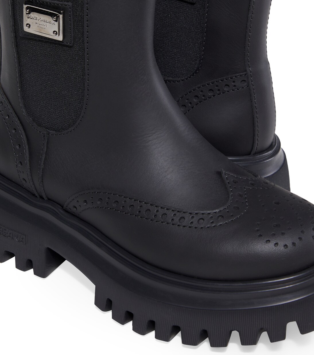 Leather ankle boots | Dolce&Gabbana Kids