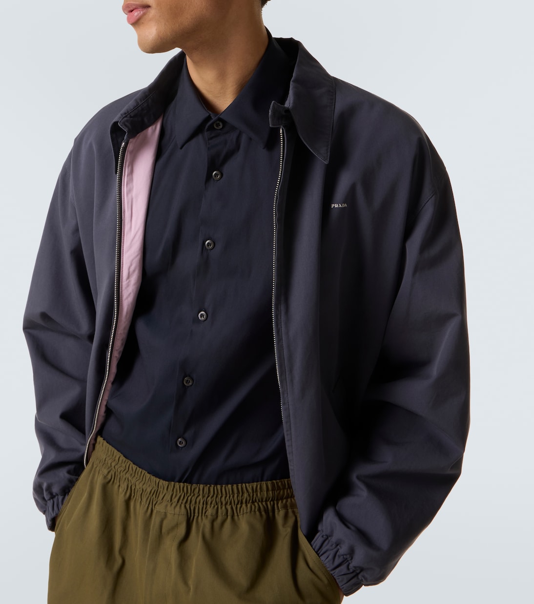 Camisa en mezcla de algodón | Prada