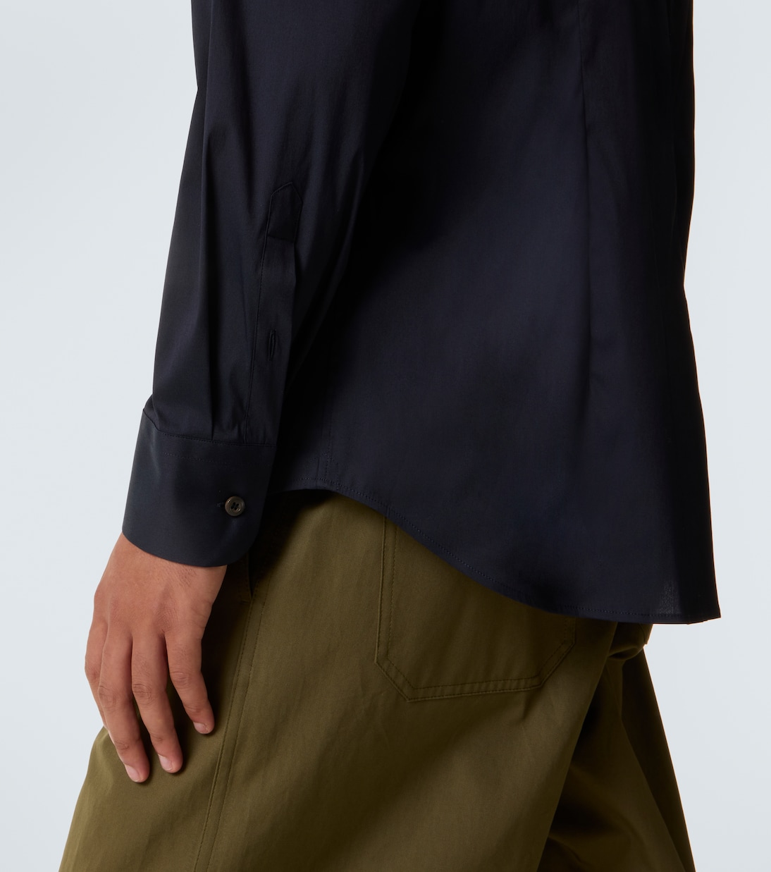 Camisa en mezcla de algodón | Prada