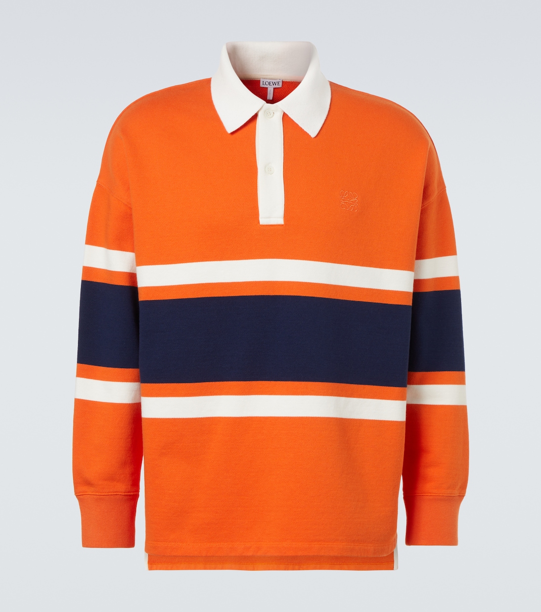 Polo rayé en coton | Loewe