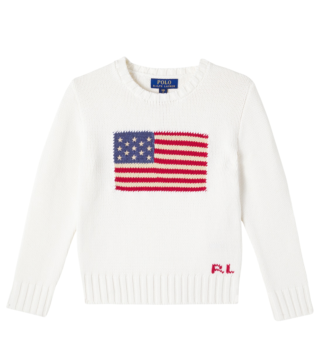 Pullover in cotone con intarsi | Polo Ralph Lauren Kids